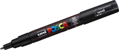 Produktbild von POSCA - POSCA PC1MC EF Black | 1 Stück | 6 Stück