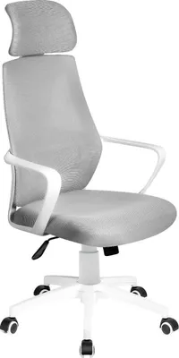 Zdjęcie produktu dla Mark Adler Manager 2.8 Ergonomiczne krzesło biurowe z podparciem lędźwi i regulowanym zagłówkiem Mesh HD do 130 kg Szary