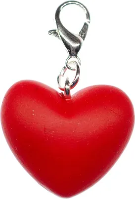 Produktbild von Herz Charm Bettelanhänger Miniblings Anhänger Handarbeit Liebe Rot Valentinstag