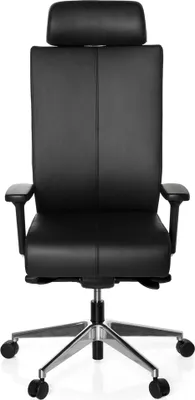 Obrázek produktu pro hjh OFFICE kancelářská židle otočná židle PRO TEC XXL židle kancelářská židle kožená černá