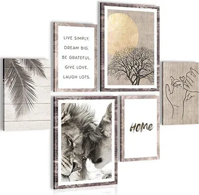 Productafbeelding van Wanddecoratie Modern - Fotowandset 3D, 90 x 80 cm