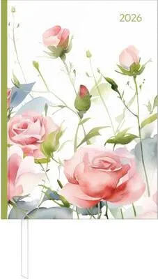 Produktbild von Buchkalender Style Roses 2026 - Büro-Kalender A5 - Cheftimer