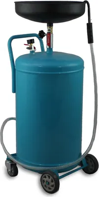 Produktbild von Bituxx Mobiler 80L Ölauffangwagen Ölablassgerät Altölauffang Ölwechsel Druckluft Entleerung 38,5cm Trichter MS-17663
