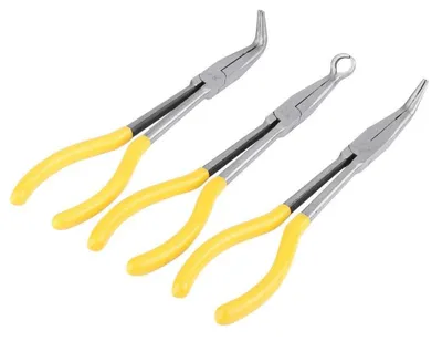 Produktbild von Omgoods - Zange, 270 mm - 45°/90°/O-Form - Handwerkzeug - Ergonomischer Griff - Hochwertiger Stahl - Professionelles Design - Seitenschneider