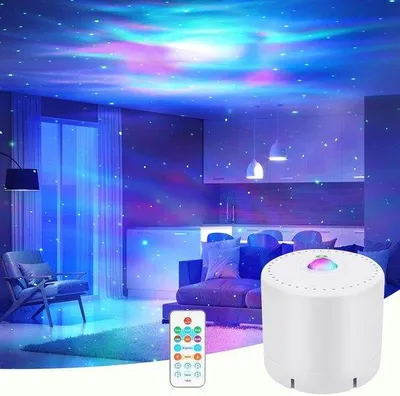 Image de Projecteur d'étoiles LED avec lumière nocturne à intensité variable