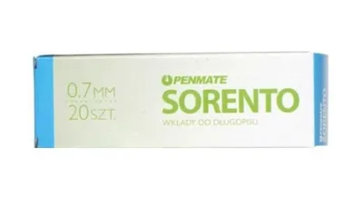 Obrázok produktu pre Náplň do modrého guľôčkového pera Sorento (20ks)