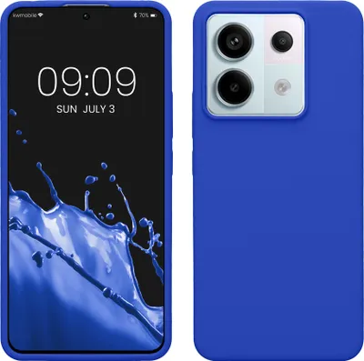 Kwmobile Case Compatible With Xiaomi Redmi Note 13 Pro 5G / Poco X6 5G Case - Protective Slim TPU Phone Cover - Soft Matte Finish - Pale Iris - View #4