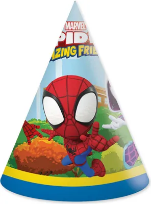 Immagine prodotto di Cappelli di cartaSpidey, 6 pezzi.