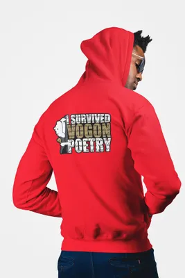 Produktbild von D&B Unisex Hoodie ZIPMO00101 Vogon Rot-Größe XL