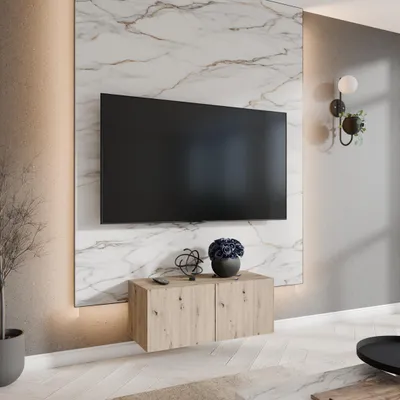 Produktbild von Margaret Hadas24 TV-Schrank Lyon Fernsehschrank TV-Lowboard 100 cm Hängend modernes Design Wohnzimmer Wandmontage, TV Möbel artisan