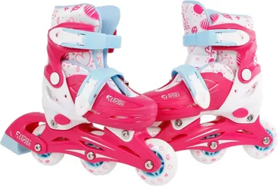 Obrázek produktu pro Street Rider Inline brusle nastavitelné růžové Velikost 27-30
