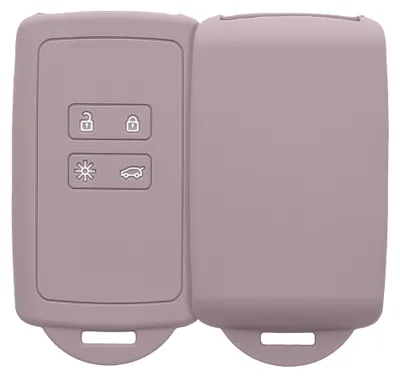 Produktbild von kwmobile Schlüsselhülle für Renault 4-Tasten Smartkey Autoschlüssel (nur Keyless Go) Hülle - Autoschlüssel Schlüssel Hülle aus Silikon -
