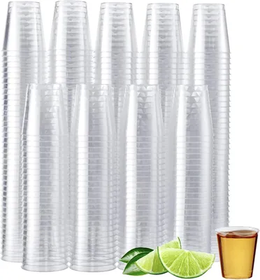 300 transparente Shotgläser 30 ml – stabil & wiederverwendbar