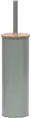 Produktbild von Toilettenbürste aus metall mit bambusüberzug - khaki - Tendance