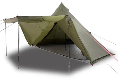 Produktbild von vidaXL Tipi-Familienzelt 8 Personen Olivgrün Wasserdicht