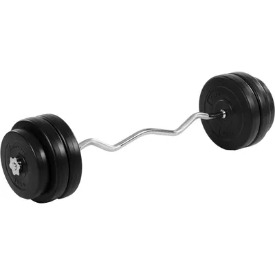 Produktbild von MOVIT® SZ Curlstange Curlset Hantelset Curl Hantel Set 55 KG