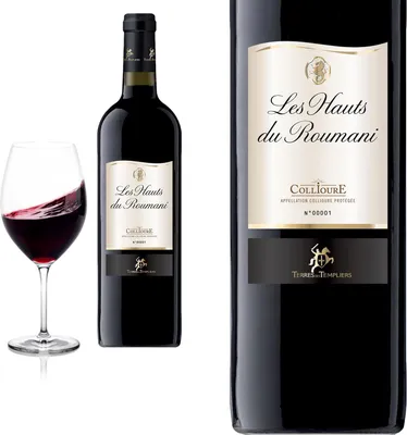 Produktbild von 2019 Collioure Les Hauts du Roumani von Terres des Templiers - Rotwein