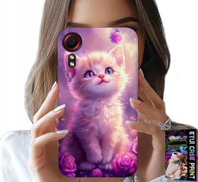 Immagine prodotto di Custodia Per Samsung Galaxy Xcover 5 - Simpatico Gattino, Gatto, Disegni Con Animali