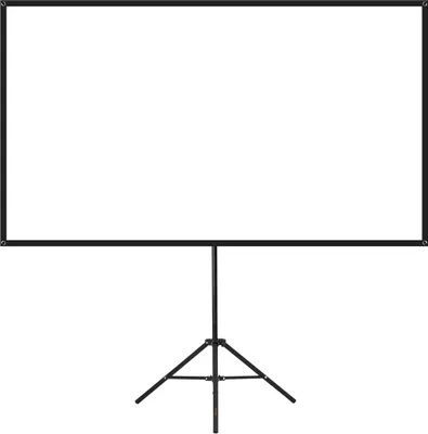 Immagine prodotto di Schermo per proiettore con treppiede e supporto da 80 pollici, angolo di visione ampio 160°, 4K HD 16:9