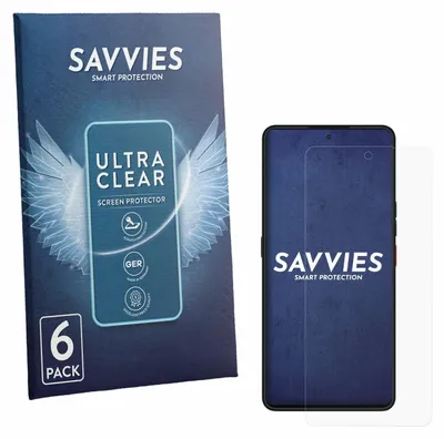 Produktbild von 6x Für Volla Phone Plinius Schutzfolie Savvies Displayschutz Display Schutz Folie Klar Transparent