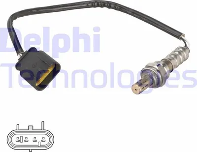 Produktbild von DELPHI Lambdasonde für FORD KA (RU8) Beheizt 340mm ES21128-12B1