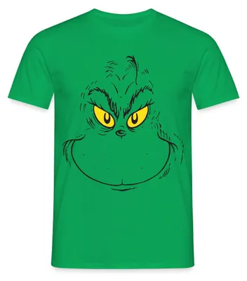 Produktbild von Spreadshirt Der Grinch Kostüm Männer T-Shirt, 4XL, Kelly Green