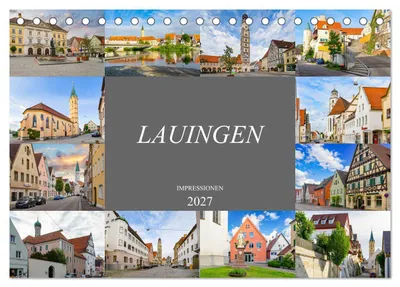 Produktbild von Lauingen Impressionen (Tischkalender 2027 DIN A5 quer), CALVENDO Monatskalender