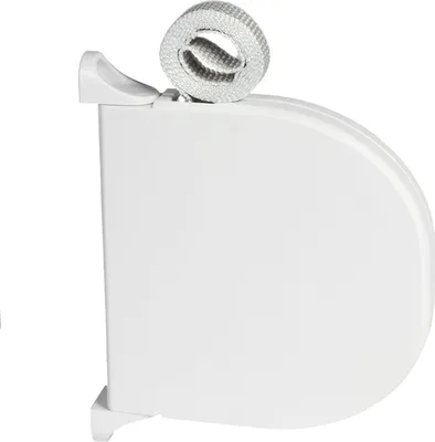 Produktbild von 1 x INOVATEC Rollladen Gurtwickler Runddesign weiß Mini 5 m Gurtband