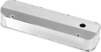 Produktbild von 2 Stück gefertigte Ventildeckel aus Aluminium mit hohen Blenden 6355 Polierersatz für Ford BB BBF 429 460