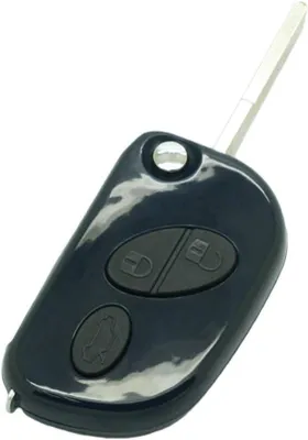 Produktbild von Auto-Schlüsselgehäuse Techstar Flip-Typ mit 3 Tasten, kompatibel mit Maserati GranTurismo, Quattroporte, GranCabrio