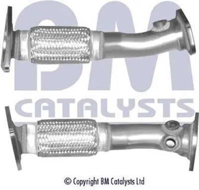 Produktbild von BM CATALYSTS Abgasrohr Auspuffrohr für RENAULT SCÉNIC II (JM0/1) Vorne BM50553