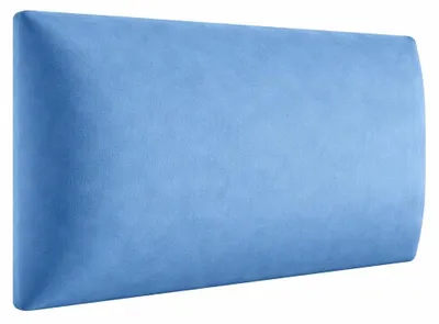 Produktbild von Polsterpaneel - Wandkissen 90x15cm - Wandpolster - Bettkopfteil - Wandpaneel 3D Hellblau, Blau