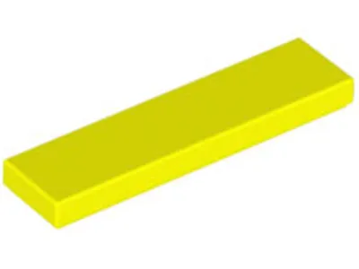 Produktbild von Lego® 50 Stück 2431 Fliesen Tiles 1x4 Part Basic Panel 50 Neon Gelb
