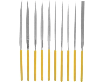 Immagine prodotto di Lime ad ago diamantate Lime piatte, rotonde, semitonde, triangolari, quadrate 10 pz.