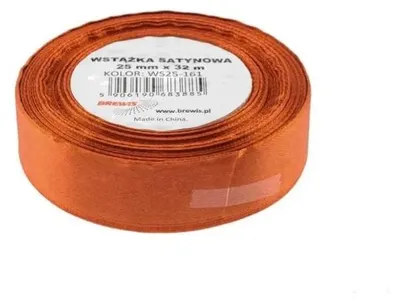 Obrázek produktu pro Červená saténová stuha 25mmx32m