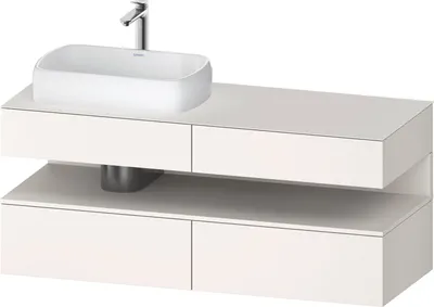 Produktbild von DURAVIT QA4765084840010 QTG KWTU WH Ek. 1400x550x600 Wß Smt H