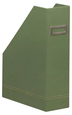 Produktbild von Rhodia Rhodiarama Stehsammler aus Kunstleder, 10x25x31cm - Salbeigrün 194546C