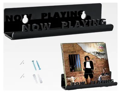 Produktbild von Vinylständer zur Wandmontage, Schallplattenhalter aus Acryl, CD-Halterung, Wandaufbewahrung für Schallplatten, Albenpräsentation, Raumdekoration für Vinyl-Liebhaber