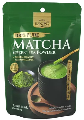 Produktbild von Ranong Matcha Grüntee Pulver 80g