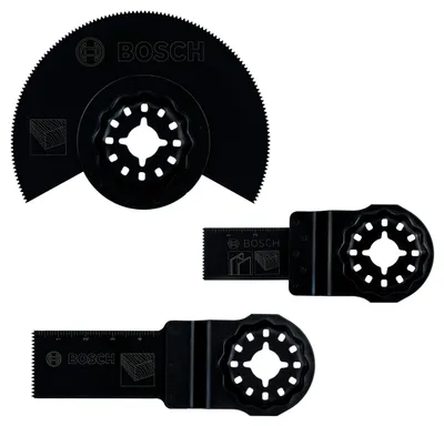 Immagine prodotto di Bosch Accessories 2607017323 PMF Multifunktionswerkzeug-Zubehör-Set 3teilig 1 Set