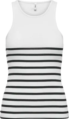 Produktbild von ONLY Rundhals Tank-Top ohne Ärmel gestreift Größe: XL