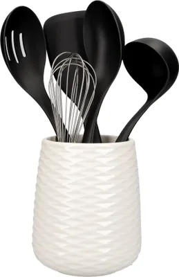 Produktbild von Komplettes Kochset - 6-teilig - mit Topf - Kochgeschirr - Spateln und Schneebesen - KitchenAid