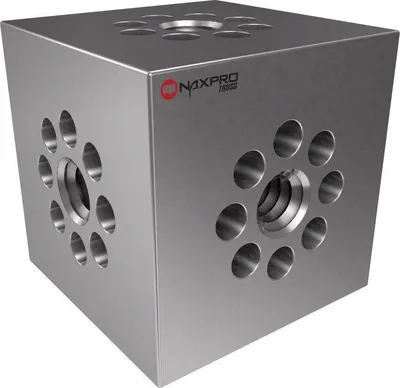 Produktbild von FD 31-44 Boxcorner - Würfel mit 6 Anschlusspunkteninkl. 2 x Halbkonusverbinder