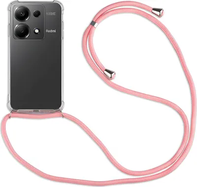 Produktbild von Handykett für Xiaomi Redmi Note 13 Serie Hülle mit Kordel Handyhülle mit Band  Redmi Note 13 Pro 4G in Rosa