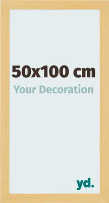 A light blue background with text indicating product size and a brand logo.