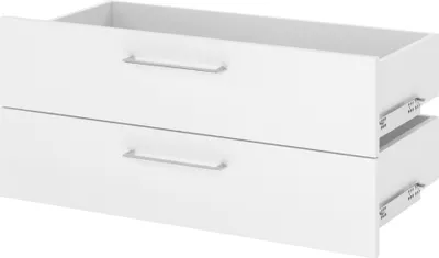 Produktbild von HAMMERBACHER FlexWall Schubladen weiß 79,6 x 35,0 x 34,6 cm
