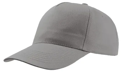 Obrázek produktu pro Baseballová čepice Atlantis s 5 panely LT884 (jednotná velikost) (šedá)