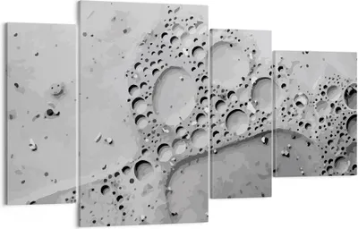 Produktbild von Bild auf Leinwand - Leinwandbild - Abstraktion modern - 120x70cm - Wand Bild - Wanddeko - Leinwanddruck - Bilder - Kunstdruck - Wanddekoration - Leinwand bilder - Wandkunst - DL120x70-4079