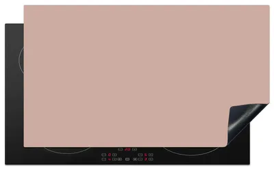 Productafbeelding van Solidchoice - Inductiemat - Vinyl - Roze - 90x52cm - Keukenbescherming