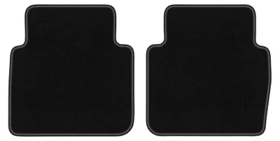 Image de Tapis arrière en moquette pour Honda CR-V V 2018- (SUV) – 2 pièces, noirs, sur mesure – Wielganizator LUX